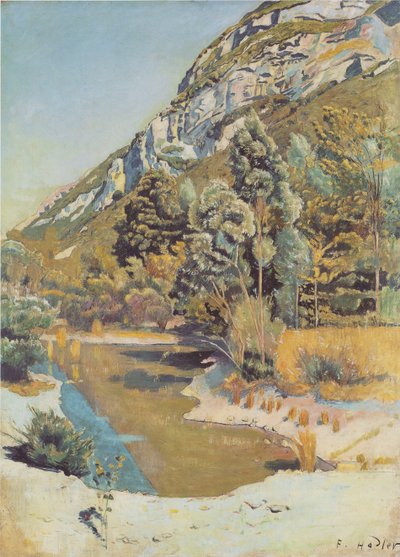 At the Foot of Petit Salève by Ferdinand Hodler